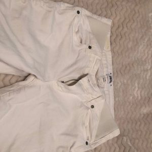 Paige maternity underbelly ankle peg jeans